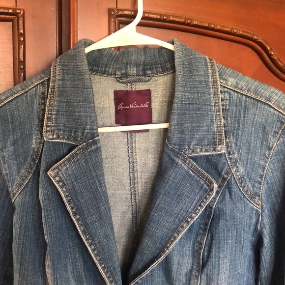 Gloria Vanderbilt Jean Jacket Size M - Picture 2 of 8